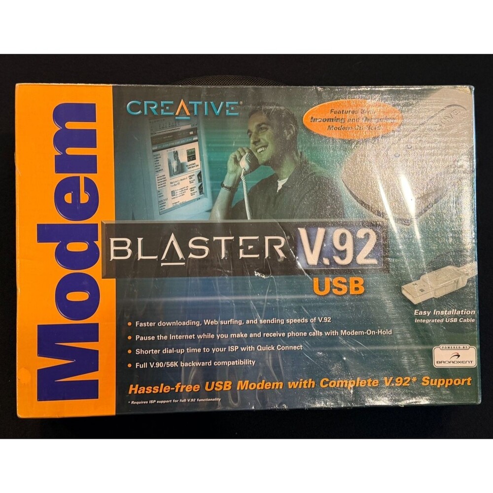 Creative Modem Blaster USB  56Kbps V.92 Serial  756296056718